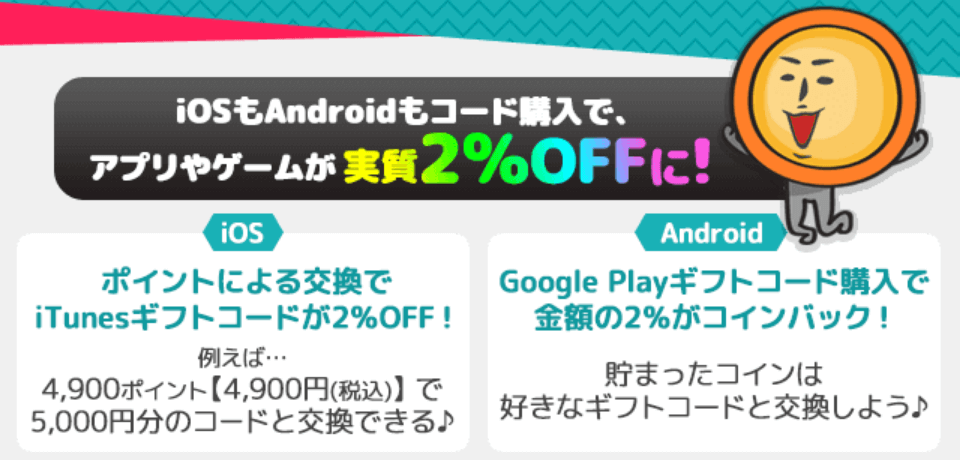 Google Playギフトコード販売記念キャンペーン